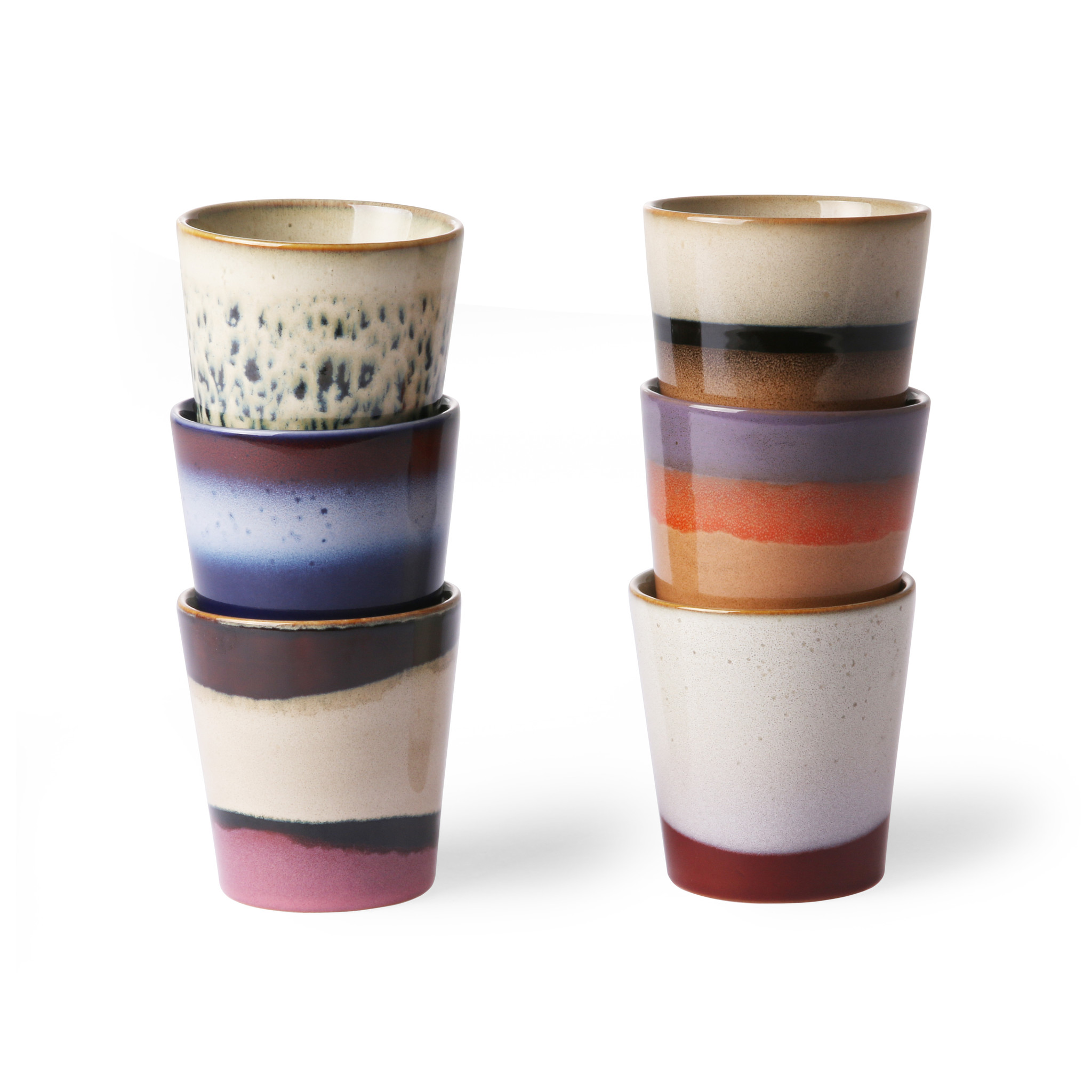 les Achteruit gevolgtrekking HKliving 70s ceramics mok - dunes - Design-Fabriek