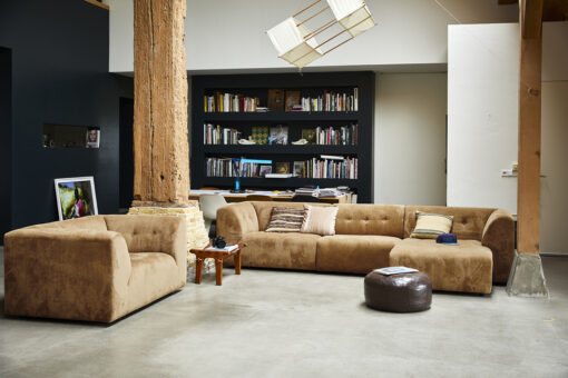 HKLIVING Vint Sofa - Corduroy Rib Brown - Afbeelding 4
