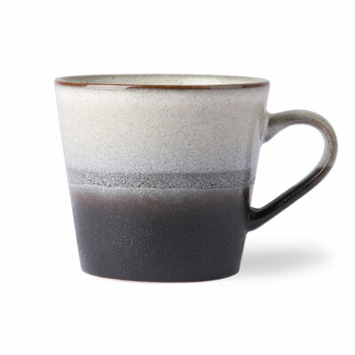 HKliving 70's Ceramics Cappuccino mok - Rock