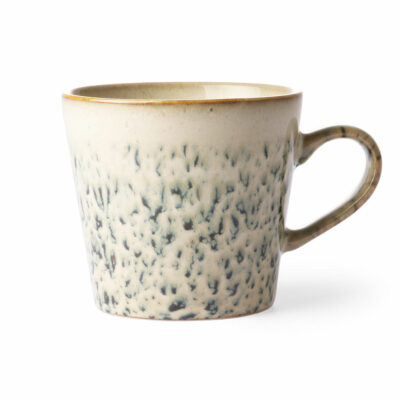 HKliving 70's Ceramics Cappuccino Mok - Hail