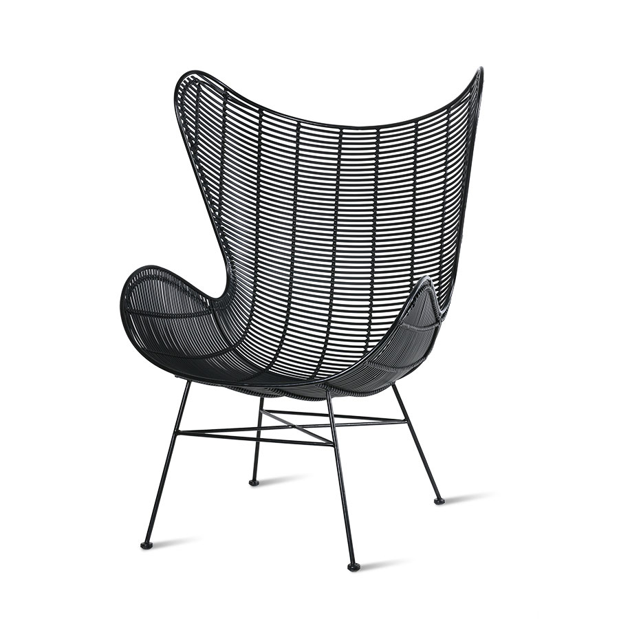 outdoor Egg chair black - Design-Fabriek