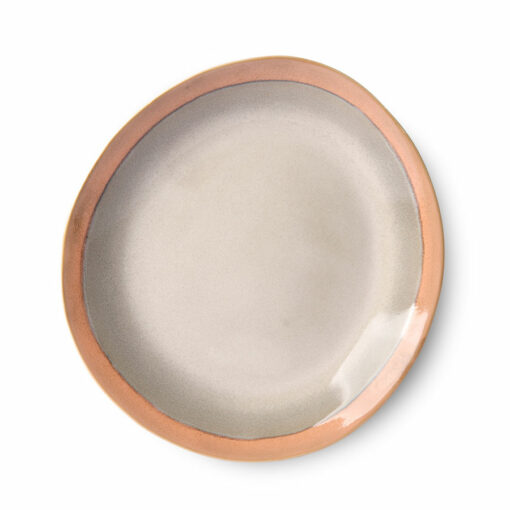 HKLIVING 70's Ceramics Side Plate - Earth
