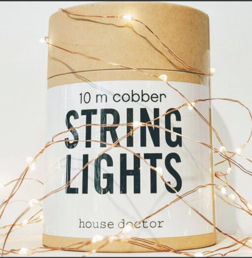 house doctor string lights copper