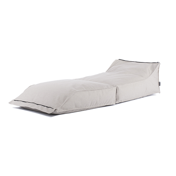 BRYCK Stretch Loungebed – Smooth Collection Semi White