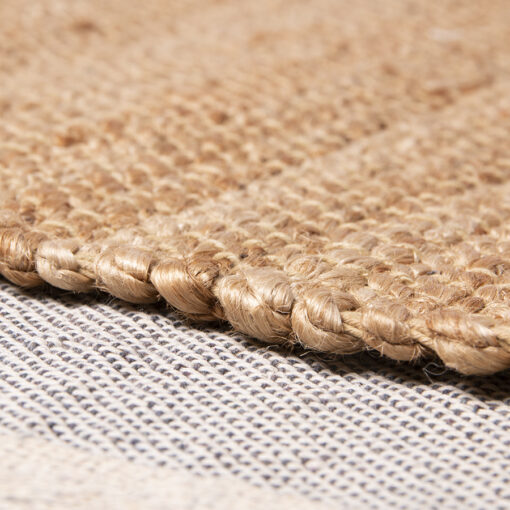 HKLIVING Hemp Rug - Round - Afbeelding 2