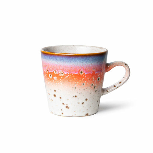 HKliving 70’s Ceramics Americano Mok – Asteroids