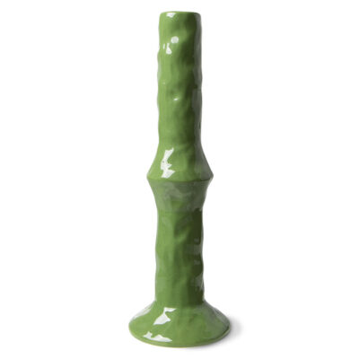 HKLIVING Ceramic Candle Holder - Fern Green