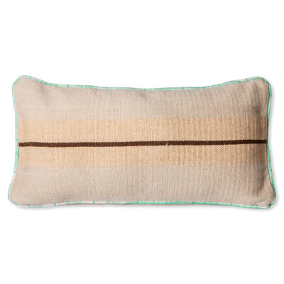 HKliving Hand Woven Cushion - Brown