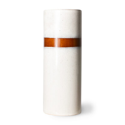 De HKLIVING 70s Ceramics Vase M - Grain is een te gekke vaas in een mooie uitvoering van de bekende 70's Ceramics lijn!