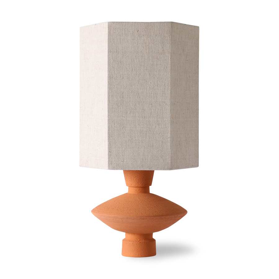 Netelig plein Depressie HKLIVING Stoneware Lamp Base - Terra - Design-Fabriek