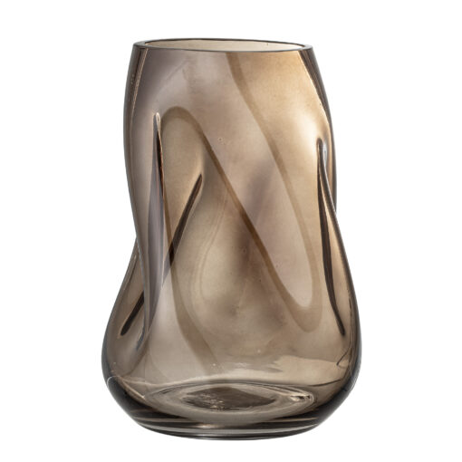 BLOOMINGVILLE Vase Ingolf - Brown Glass - Afbeelding 2