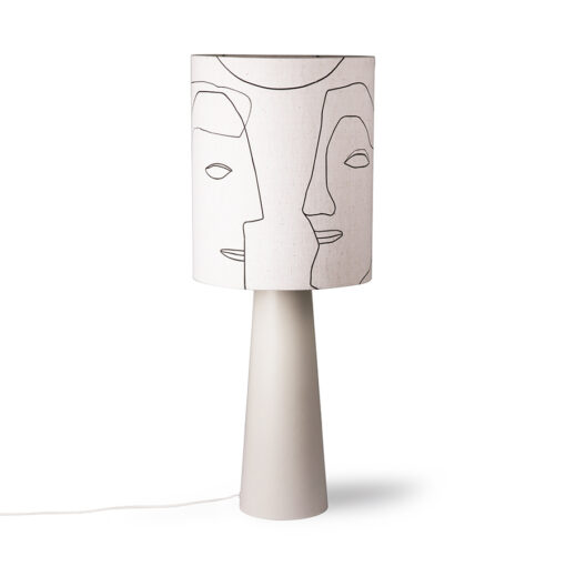 HKLIVING Lamp Shade - Printed Faces L - Afbeelding 2