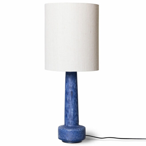 HKLIVING Retro Stoneware Lamp Base - Blue - Afbeelding 2