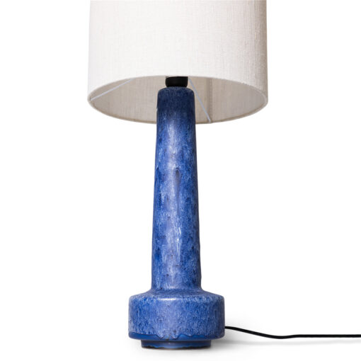 HKLIVING Retro Stoneware Lamp Base - Blue - Afbeelding 4