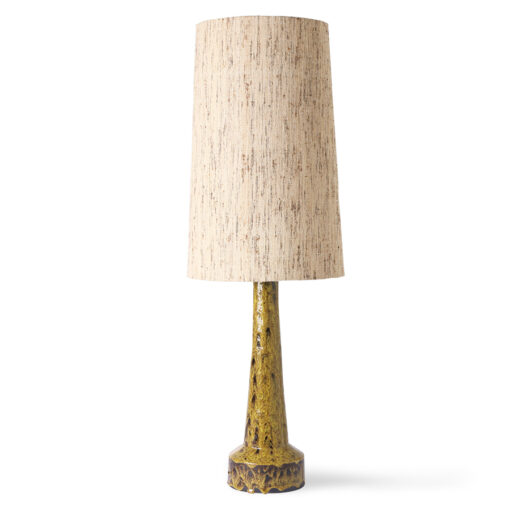 HKLIVING Retro Stoneware Lamp Base - Mustard - Afbeelding 2