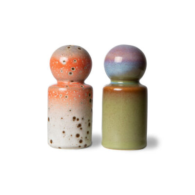 HKLIVING Pepper & Salt Jar - Asteroids/Peat