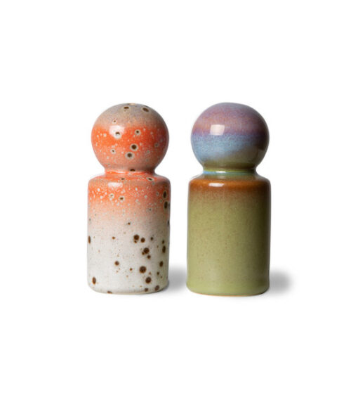 HKLIVING Pepper & Salt Jar - Asteroids/Peat