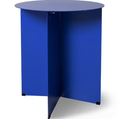 hkliving metal side table cobalt blue