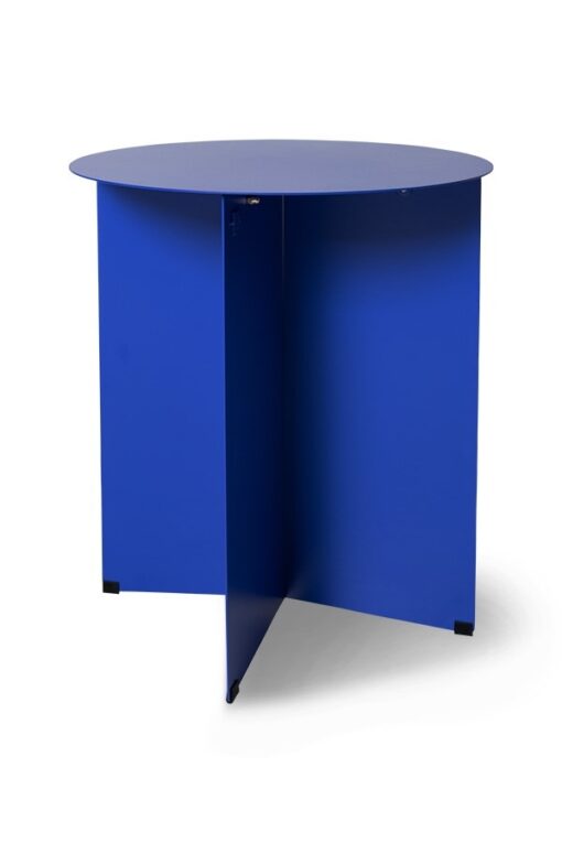 hkliving metal side table cobalt blue
