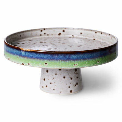 HKLIVING 70s Ceramics Bowl on Base - Comet