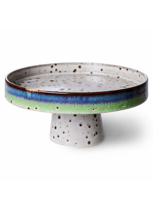 HKLIVING 70s Ceramics Bowl on Base - Comet