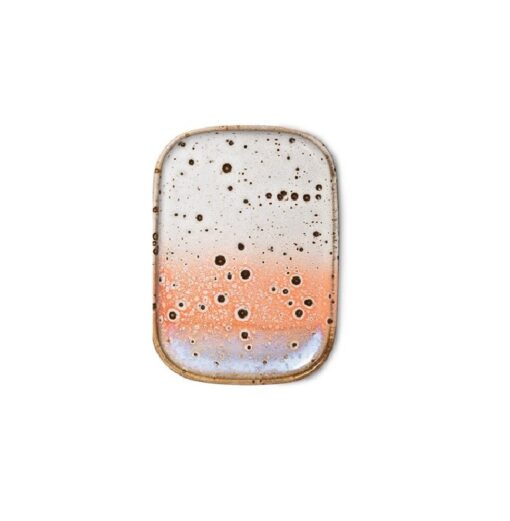 hkliving 70s ceramics small tray asteroids