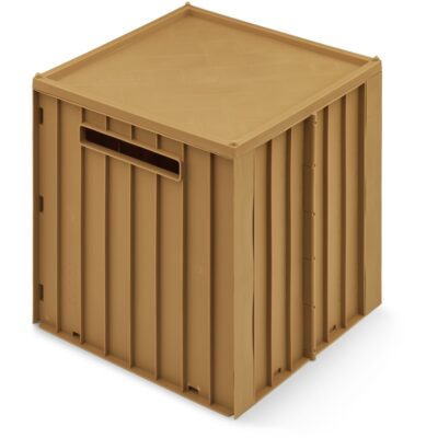 LIEWOOD Elijah Storage Box With Lid – Golden Caramel