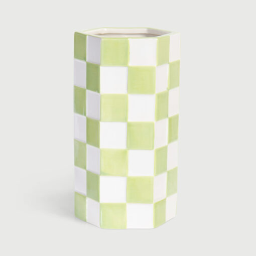 &KLEVERING Vase Vichy - Mint