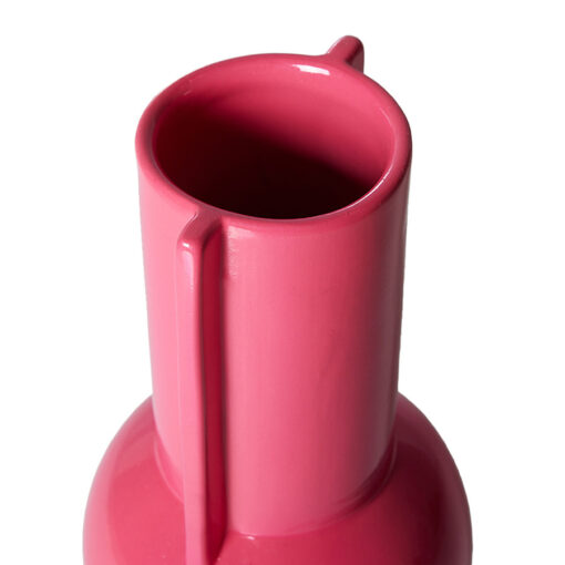 HKLIVING Ceramic Vase - Hot Pink - Afbeelding 2