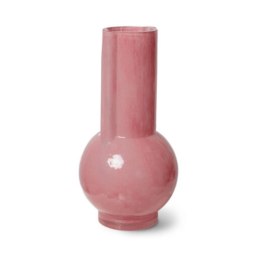 HKLIVING Glass Vase - Flamingo Pink - Afbeelding 2