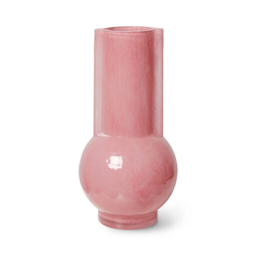 HKLIVING Glass Vase - Flamingo Pink