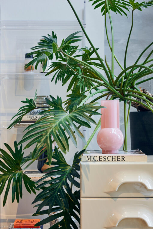 HKLIVING Glass Vase - Flamingo Pink - Afbeelding 4