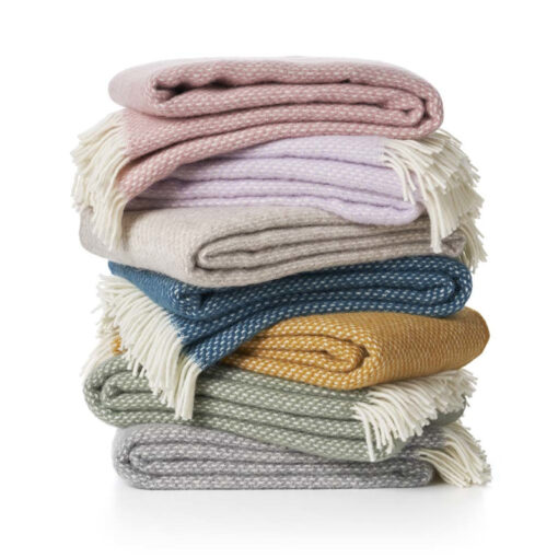 KLIPPAN Plaid Wol - Preppy Beige - Afbeelding 2