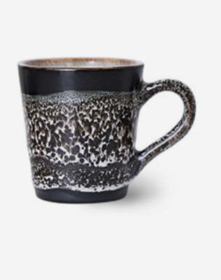 HKLIVING 70s Ceramics Espresso Mug - Rock On