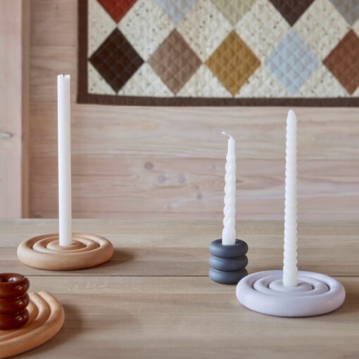 OYOY Kandelaar Savi Low - Beige - Afbeelding 2