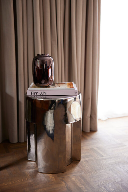HKLIVING Stoneware Side Table - Chrome - Afbeelding 5