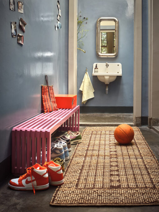 HKLIVING Slatted Bench L - Hot Pink - Afbeelding 5