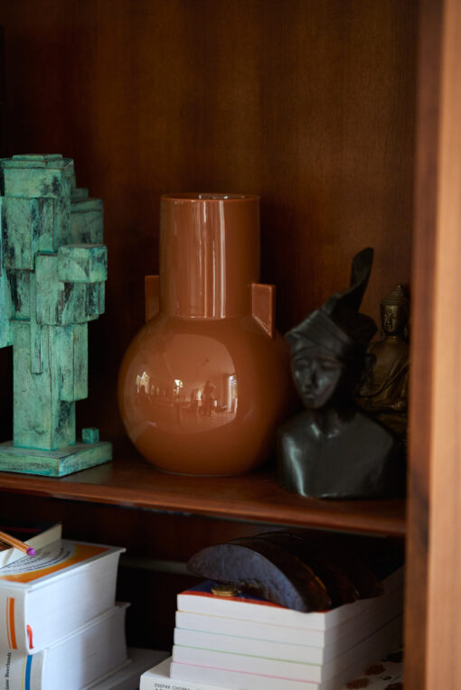 HKLIVING Ceramic Vase - Caramel S - Afbeelding 4