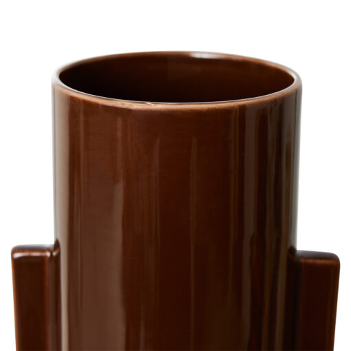 HKLIVING Ceramic Vase - Espresso L - Afbeelding 3