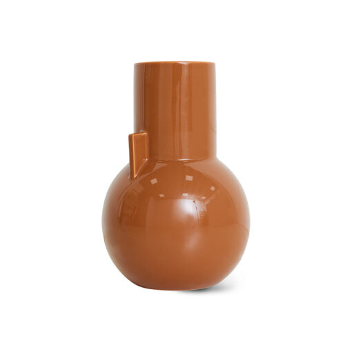 HKLIVING Ceramic Vase - Caramel S - Afbeelding 2