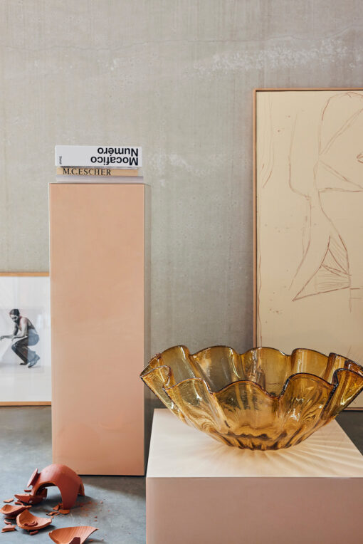 HKLIVING Mirror Block Table - Nude - Afbeelding 4