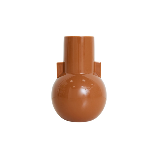 HKLIVING Ceramic Vase - Caramel S