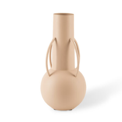 POLSPOTTEN Roman vase metal - beige