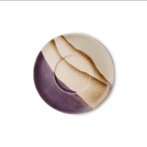 HKLIVING 70’s Ceramics Saucer – Purple