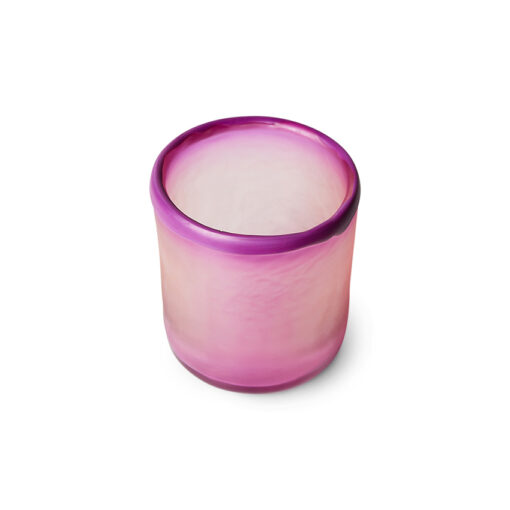 HKLIVING Glass Tea Light Holder - Purple - Afbeelding 2