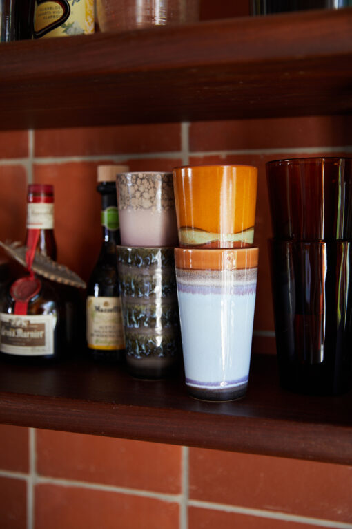 HKLIVING 70’s Ceramics Latte Mug – Clay - Afbeelding 3