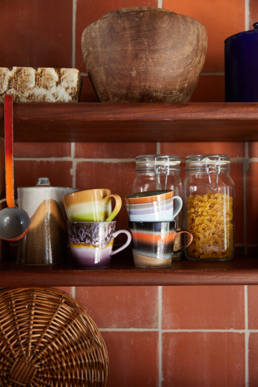 HKLIVING 70's Ceramics Cappuccino Mug - Burst - Afbeelding 3