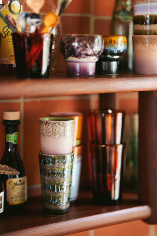 HKLIVING 70’s Ceramics Latte Mug – Fern - Afbeelding 3