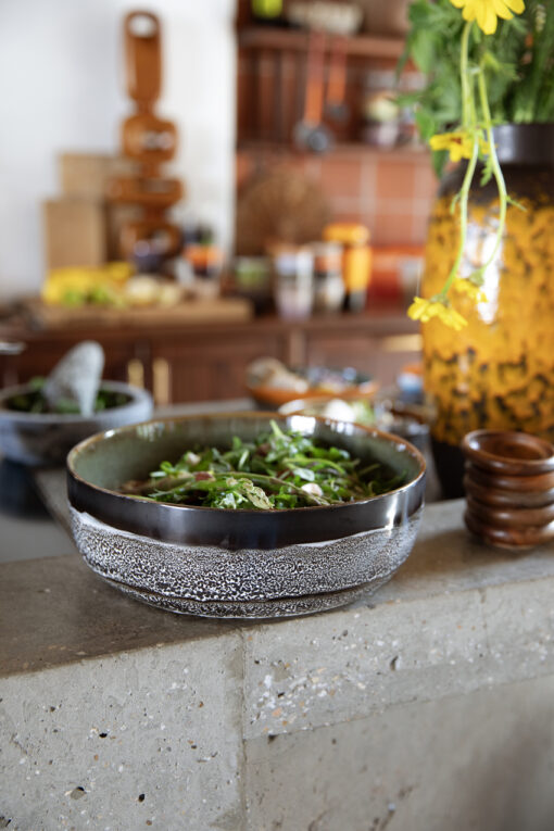 HKLIVING Salad Bowl - Rock On - Afbeelding 5