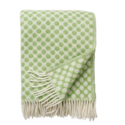 KLIPPAN Plaid Gotland - Dot Green